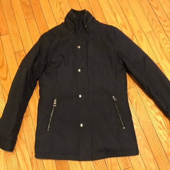 Like new Men’s Guess winter Coat Navy Blue Size XS - Picture 1 of 8